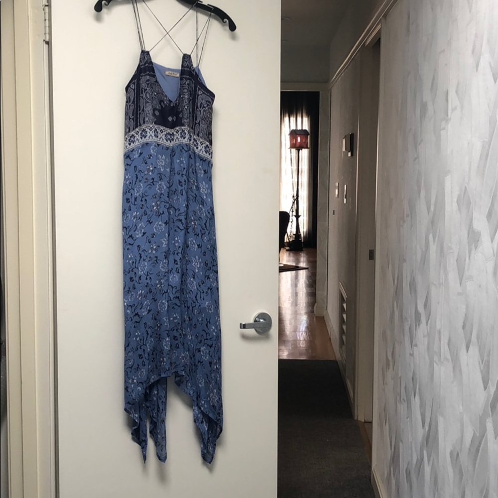 Lucky Brand blue floral dress
